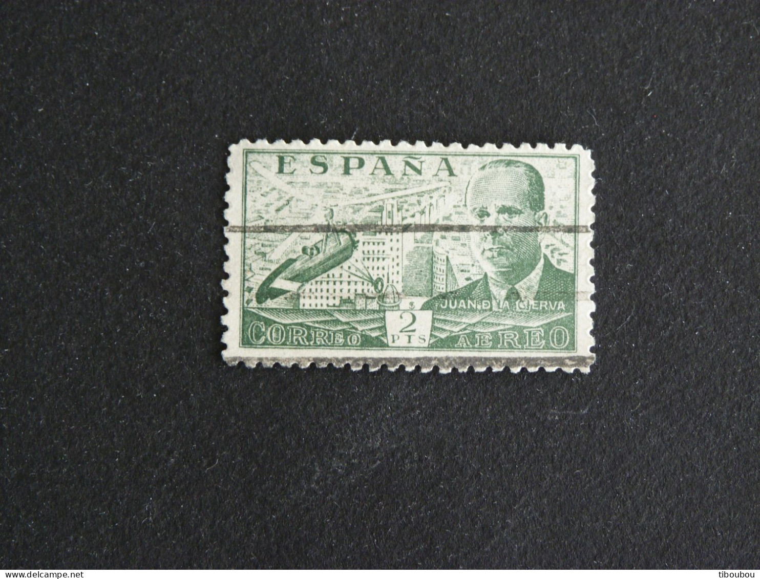 ESPAGNE ESPANA SPAIN YT PA 222 OBLITERE - JUAN DE LA CIERVA ET SON AUTOGIRE - Used Stamps