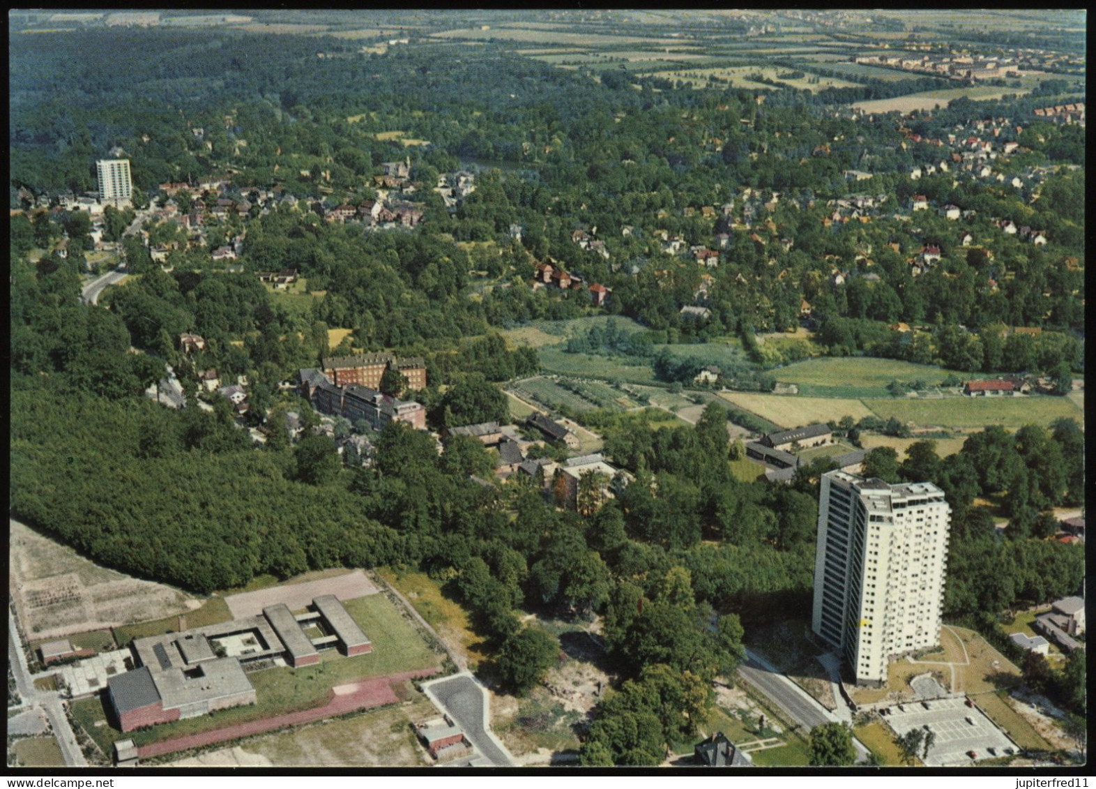 (B3213) AK Reinbek (Krs. Stormarn), Luftaufnahme - Reinbek