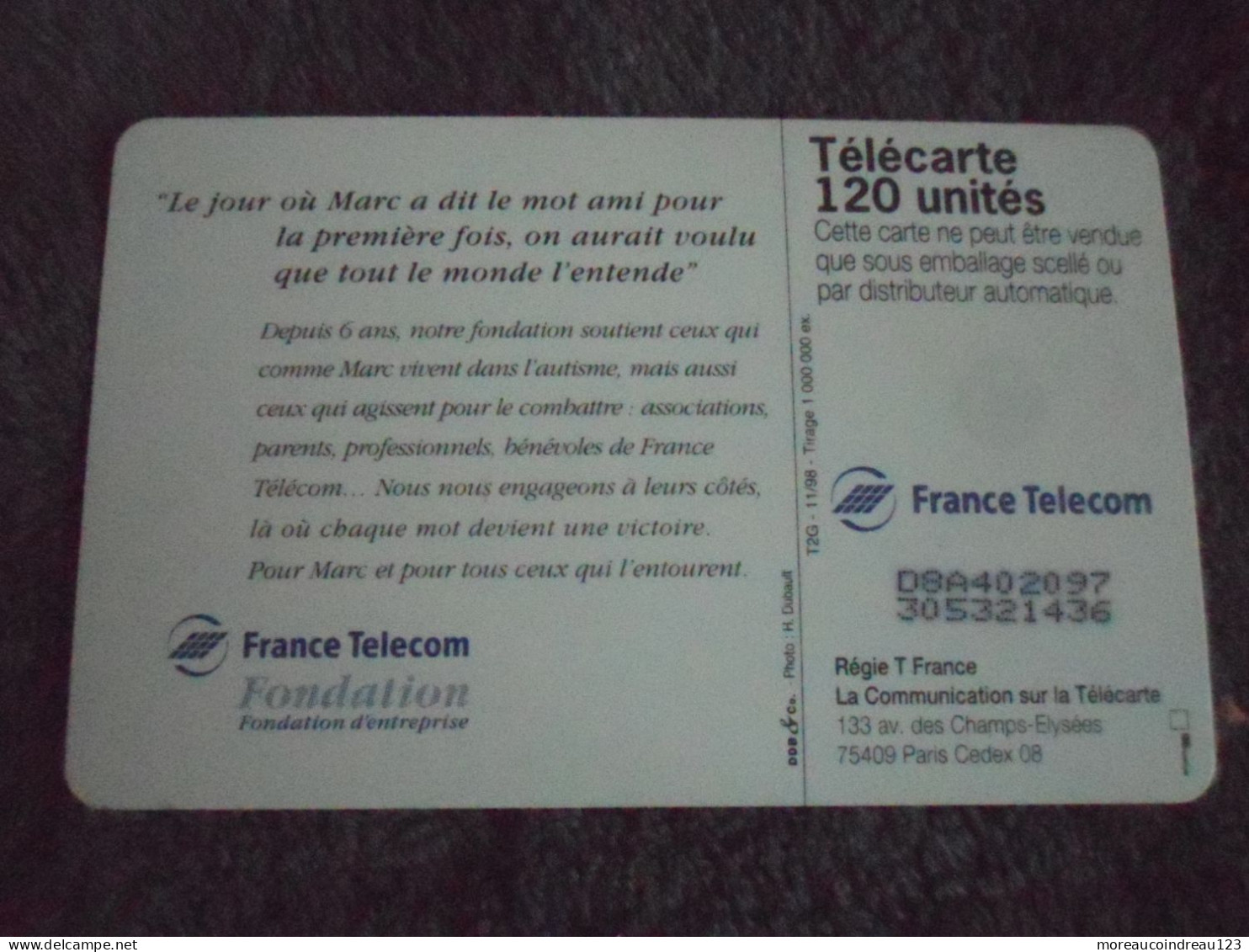 Telecom Operators - 2x télécartes France Télécom  Fondation