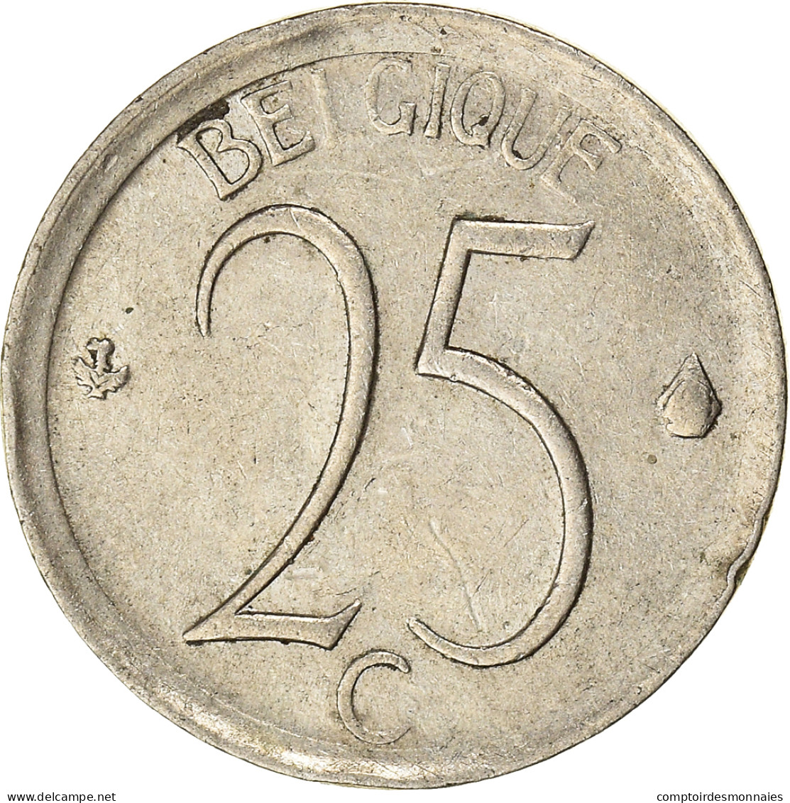 Monnaie, Belgique, 25 Centimes, 1964, Bruxelles, TTB, Cupro-nickel, KM:153.2 - 25 Cent