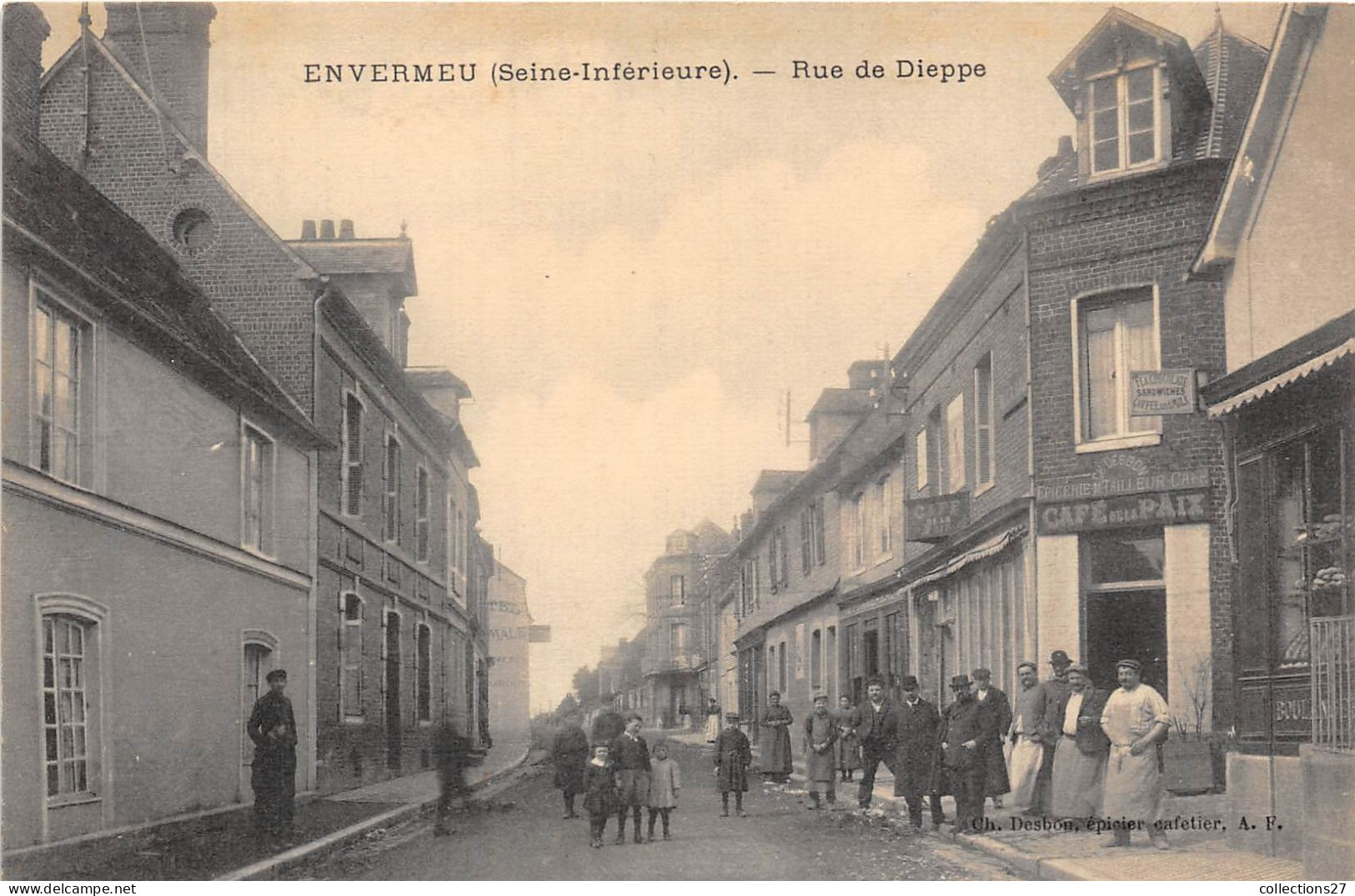 76-ENVERMEU- RUE DE DIEPPE - Envermeu