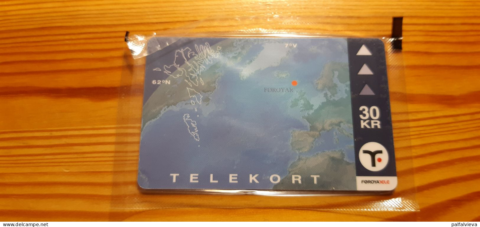 Phonecard Faroe Islands - Map - Mint In Blister - Féroé (Iles)