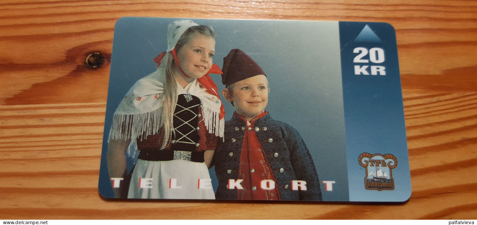 Phonecard Faroe Islands - Folklore, National Costume - Färöer I.