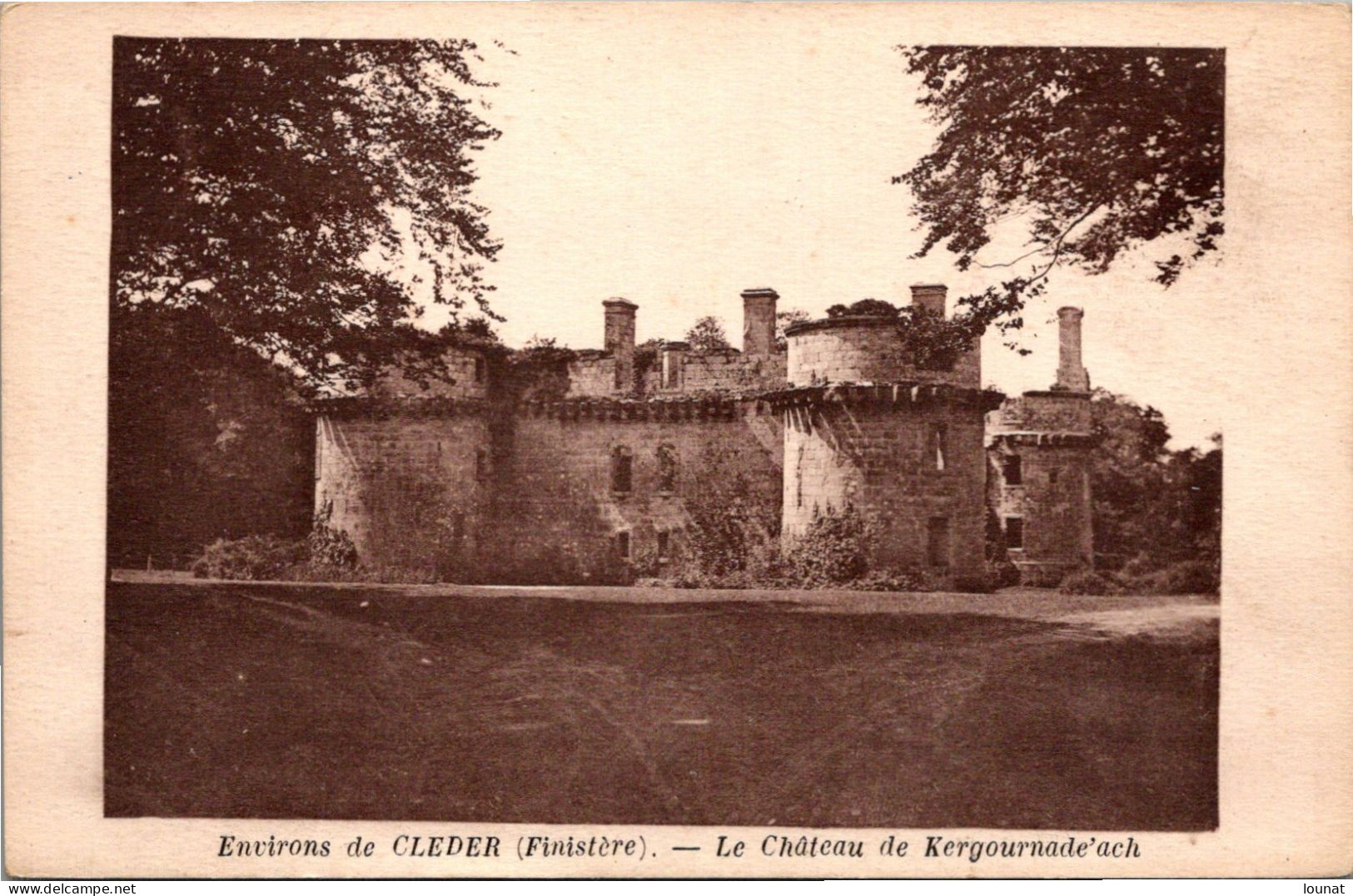 29 CLEDER - Château De Kergournade'ach - Cléder