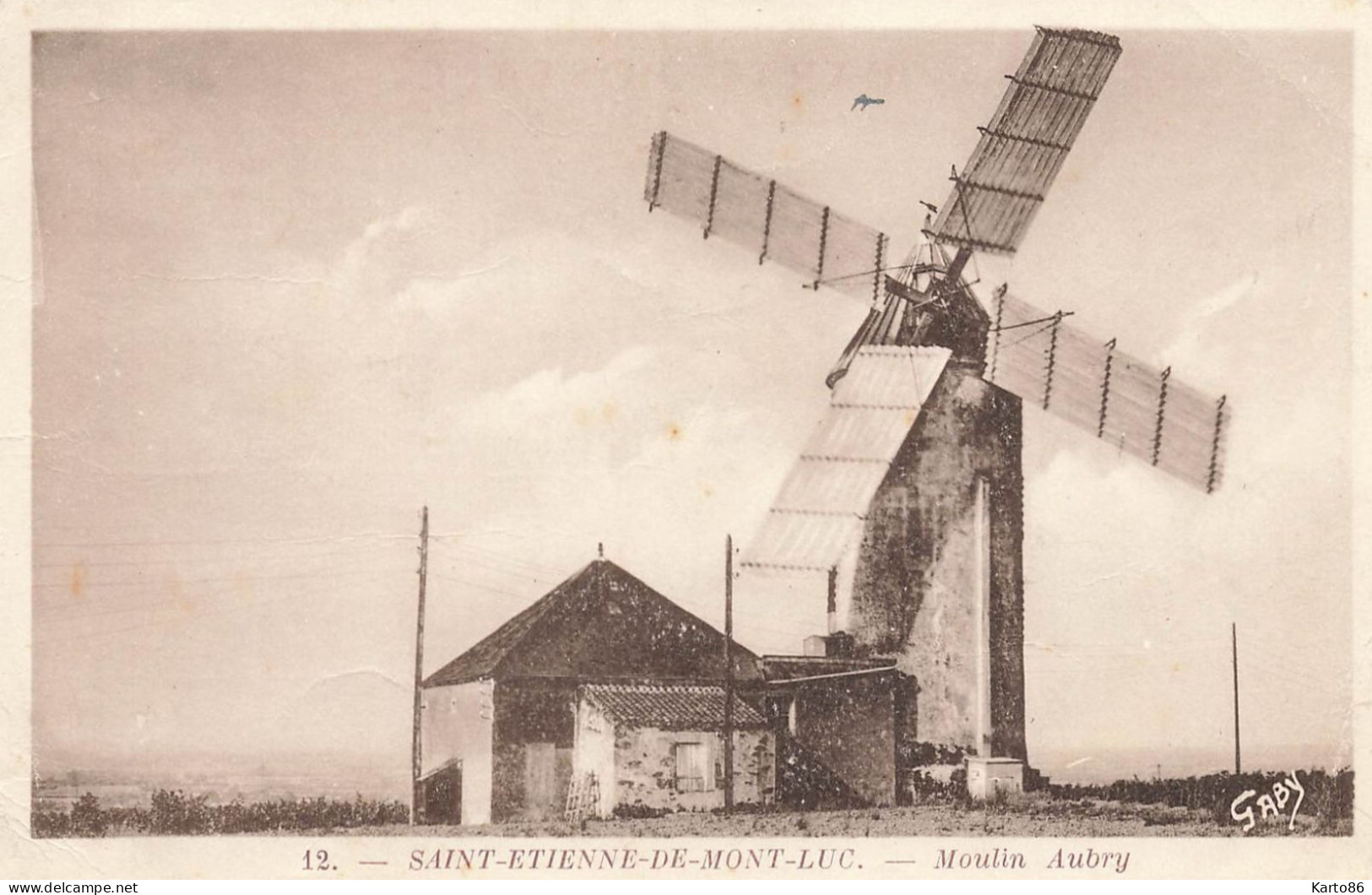 St étienne De Montluc * Le Moulin à Vent Aubry * Molen - Saint Etienne De Montluc