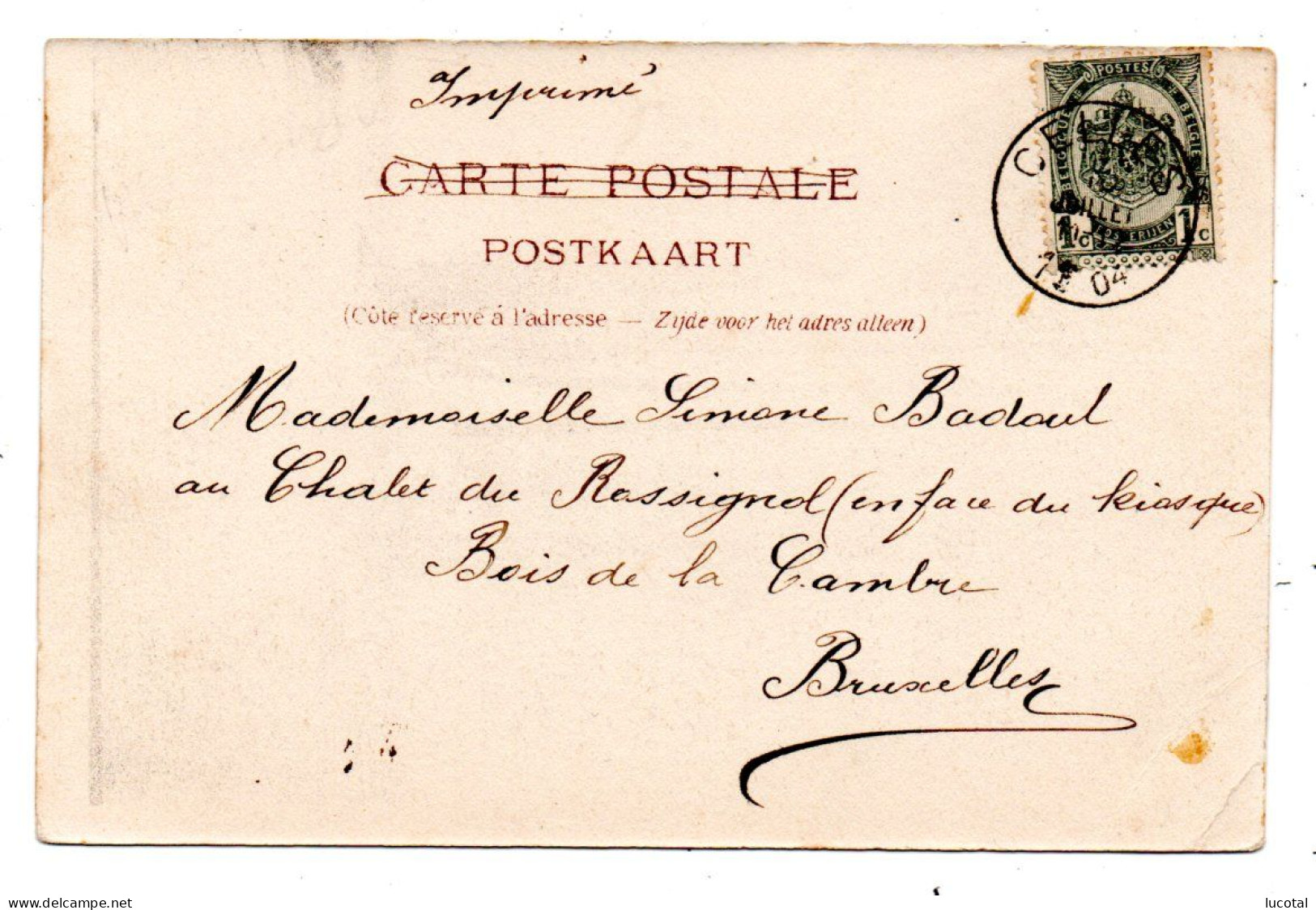 Celles - Chateau De La Cazerie - 1904 - Propriété Edit; Destrebecq - Celles