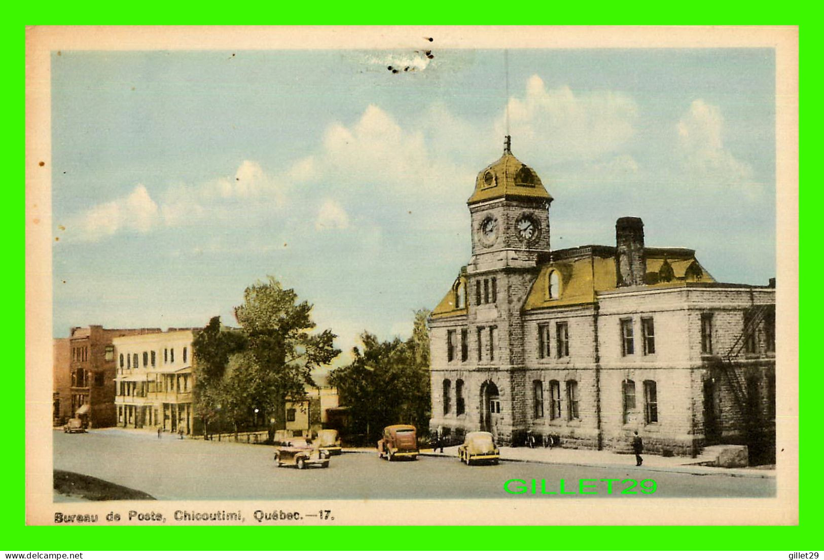 CHICOUTIMI, QUÉBEC - BUREAU DE POSTE - ANIMÉE DE VOITURES - PECO - - Chicoutimi