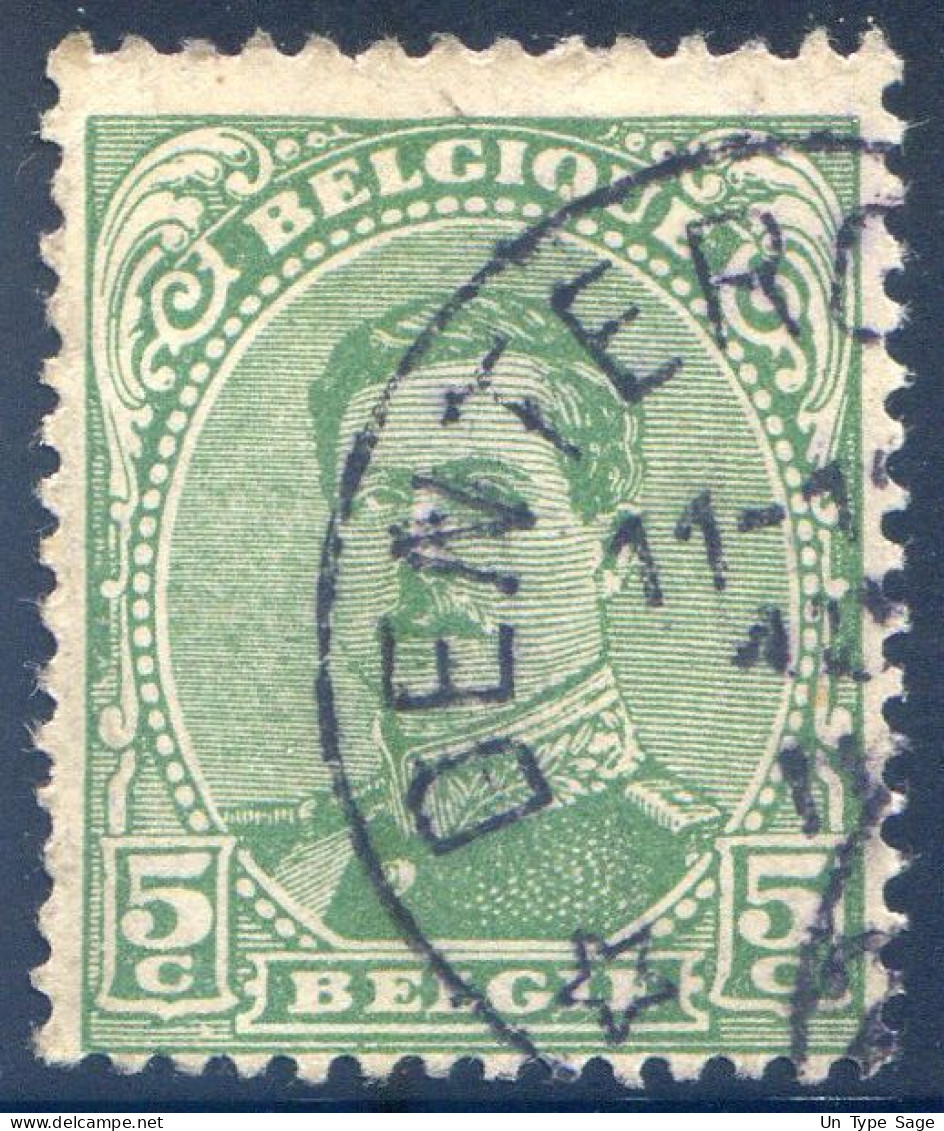 Belgique COB N°137, Cachet Relais DENTERGEM - (F2779) - Postmarks With Stars