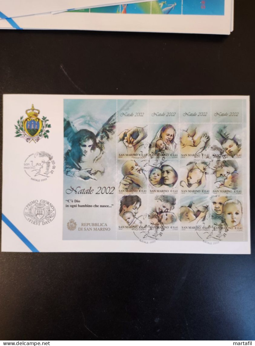 LOTTO +50 FDC SAN MARINO, anni 2000/2010 con BF, Ascat, Fenice e serie con più valori, -2€ l'una