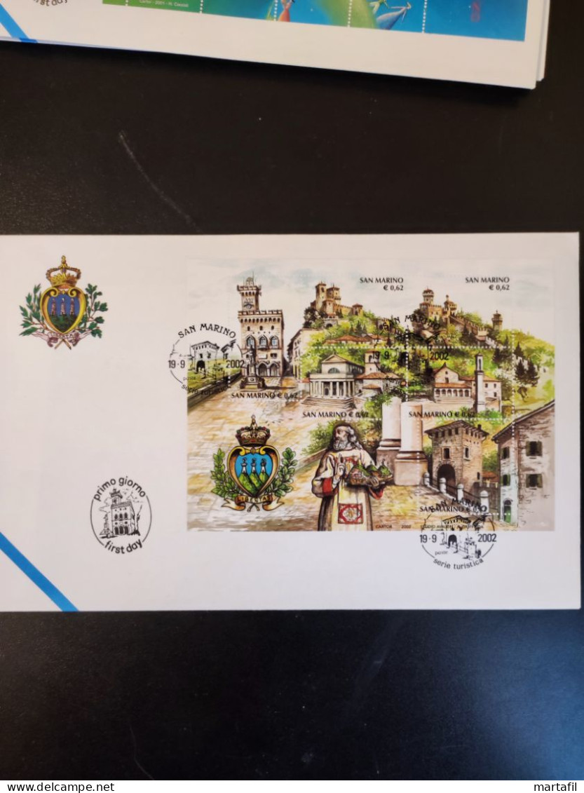 LOTTO +50 FDC SAN MARINO, anni 2000/2010 con BF, Ascat, Fenice e serie con più valori, -2€ l'una