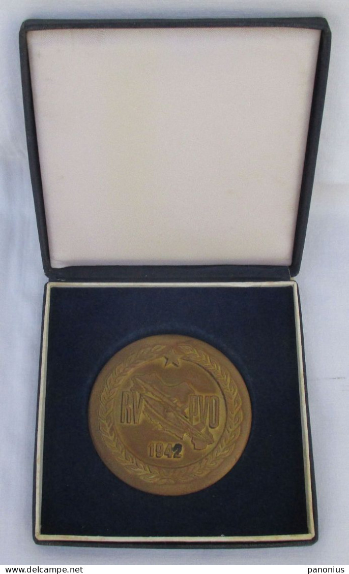 YUGOSLAVIA / JNA - Army, Military, RV PVO, Air Force, Medal With Box - Sonstige & Ohne Zuordnung