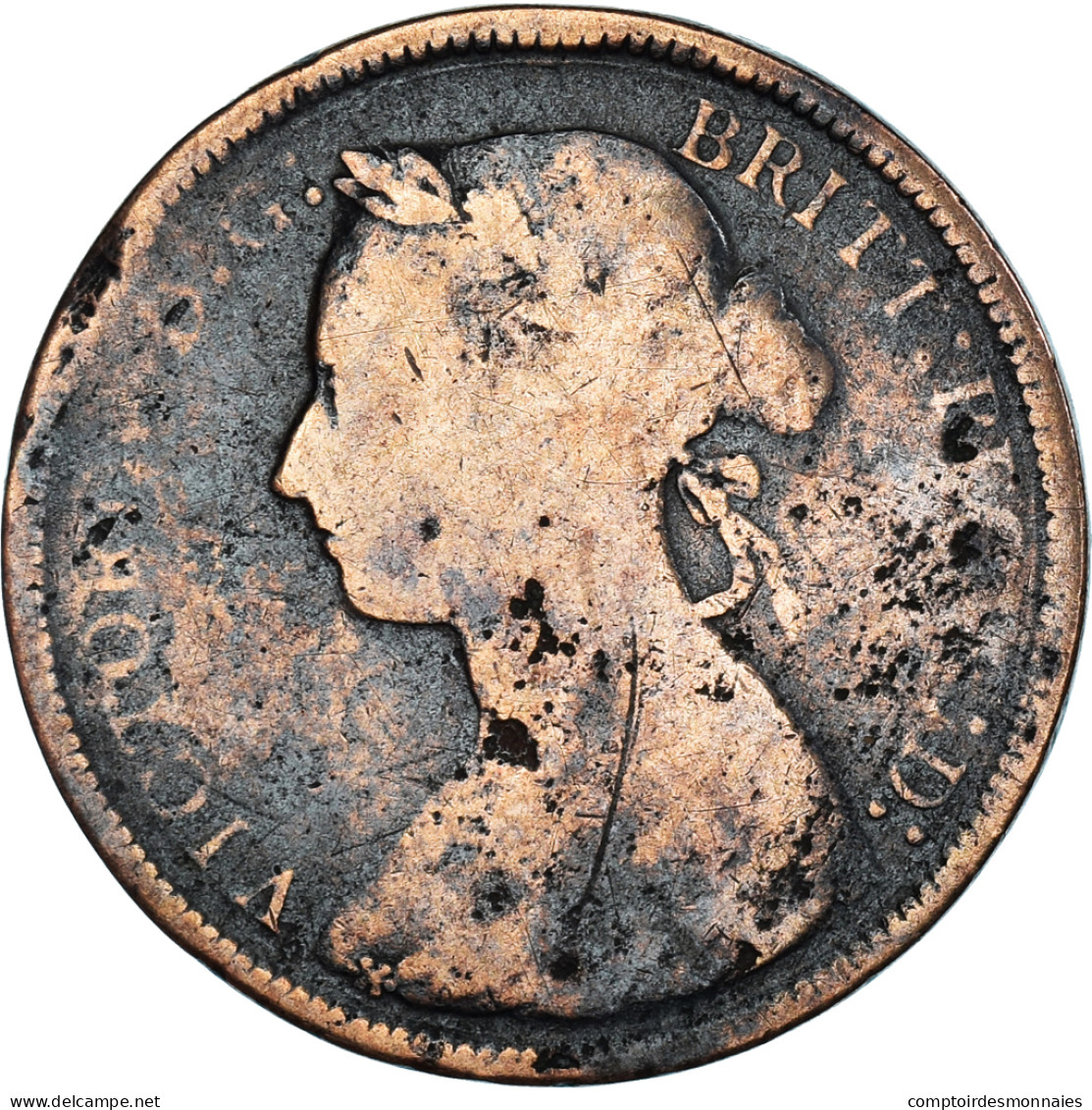 Monnaie, Grande-Bretagne, 1/2 Penny, 1893 - C. 1/2 Penny