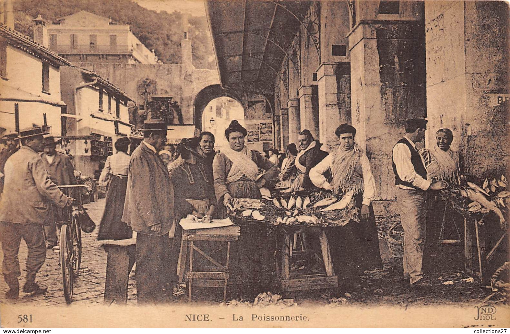 06-NICE- LA POISSONNERIE - Marchés, Fêtes