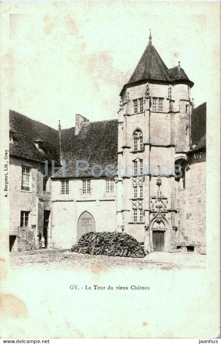 Gy - La Tour Du Vieux Chateau - Castle - Old Postcard - France - Unused - Gy