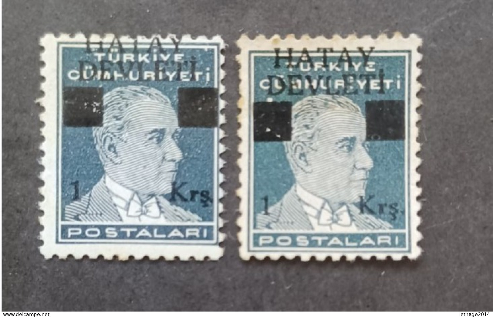 TURKEY العثماني التركي Türkiye 1939 PRESIDENT HATAY DEVLETI MNH MNG - Ungebraucht