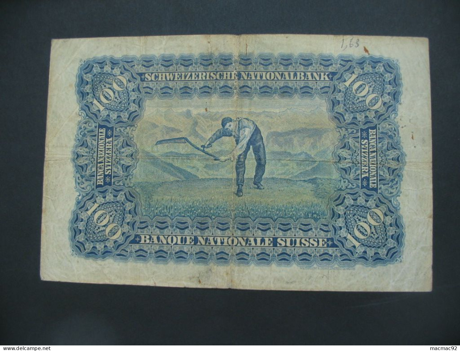 RARE Billet Suisse - 100 Francs 1928 Schweizerische Nationalbank **** EN ACHAT IMMEDIAT **** - Suisse