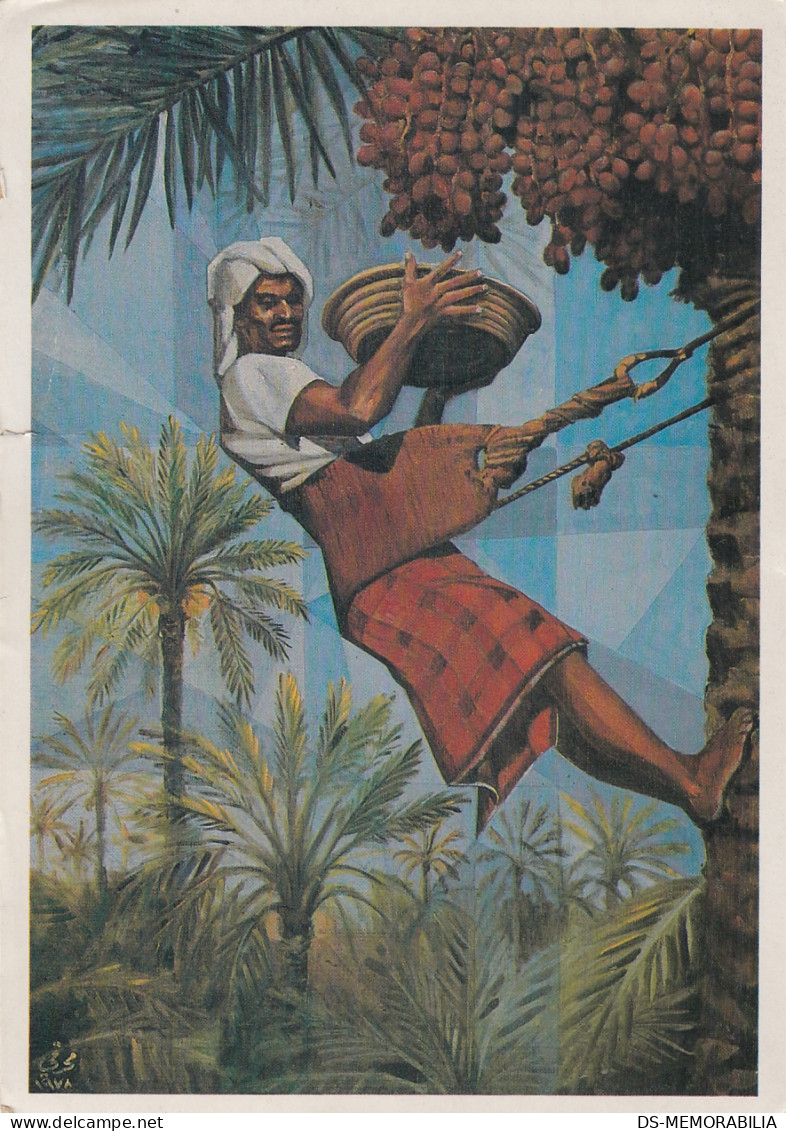 Bahrain - Dates Picker , Posted W Stamps 1991 - Bahrain