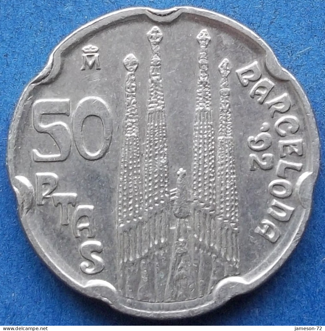 SPAIN - 50 Pesetas 1992 Sagrada Familia KM# 907 Juan Carlos I - Edelweiss Coins - 50 Pesetas