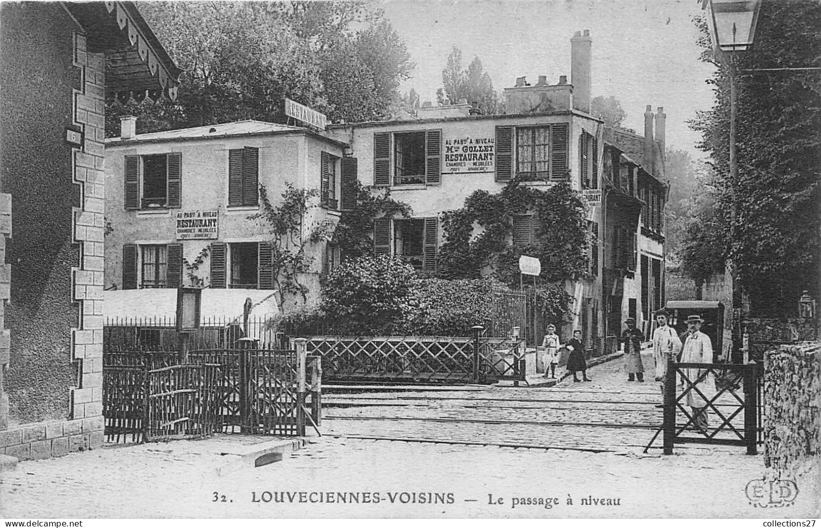 78-LOUVECIENNES- VOISINS - LE PASSAGE A NIVEAU - Louveciennes