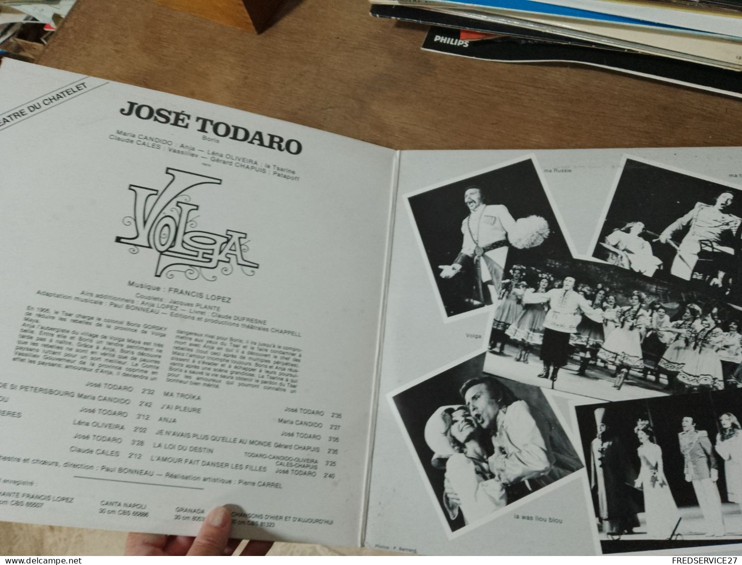88 //   JOSE TODARO / VOLGA / OPERETTE DE  FRANCIS LOPEZ - Opera