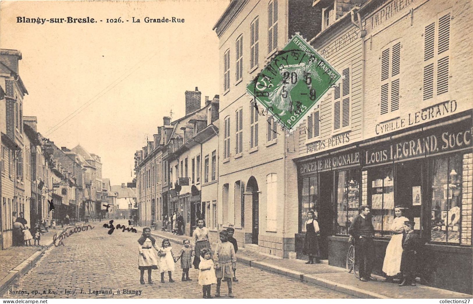 76-BLANGY-SUR-BRESLE-  LA GRANDE RUE - Blangy-sur-Bresle