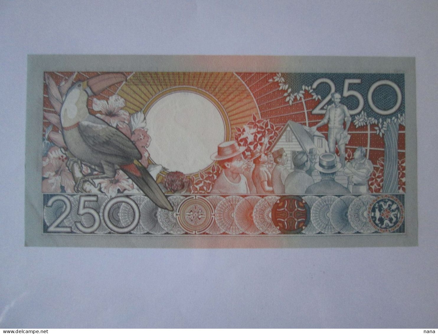 Surinam 250 Gulden 1988 Banknote AUNC - Surinam