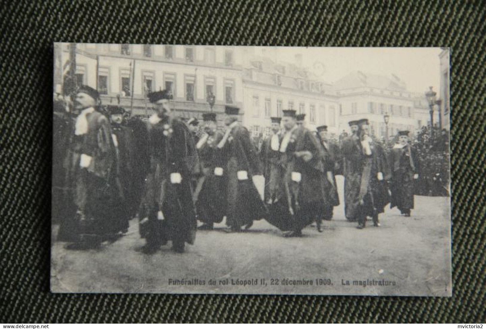 BRUXELLES - Funérailles Du Roi LEOPOLD II, Le 22 Décembre 1909, La Magistrature - Personnages Célèbres