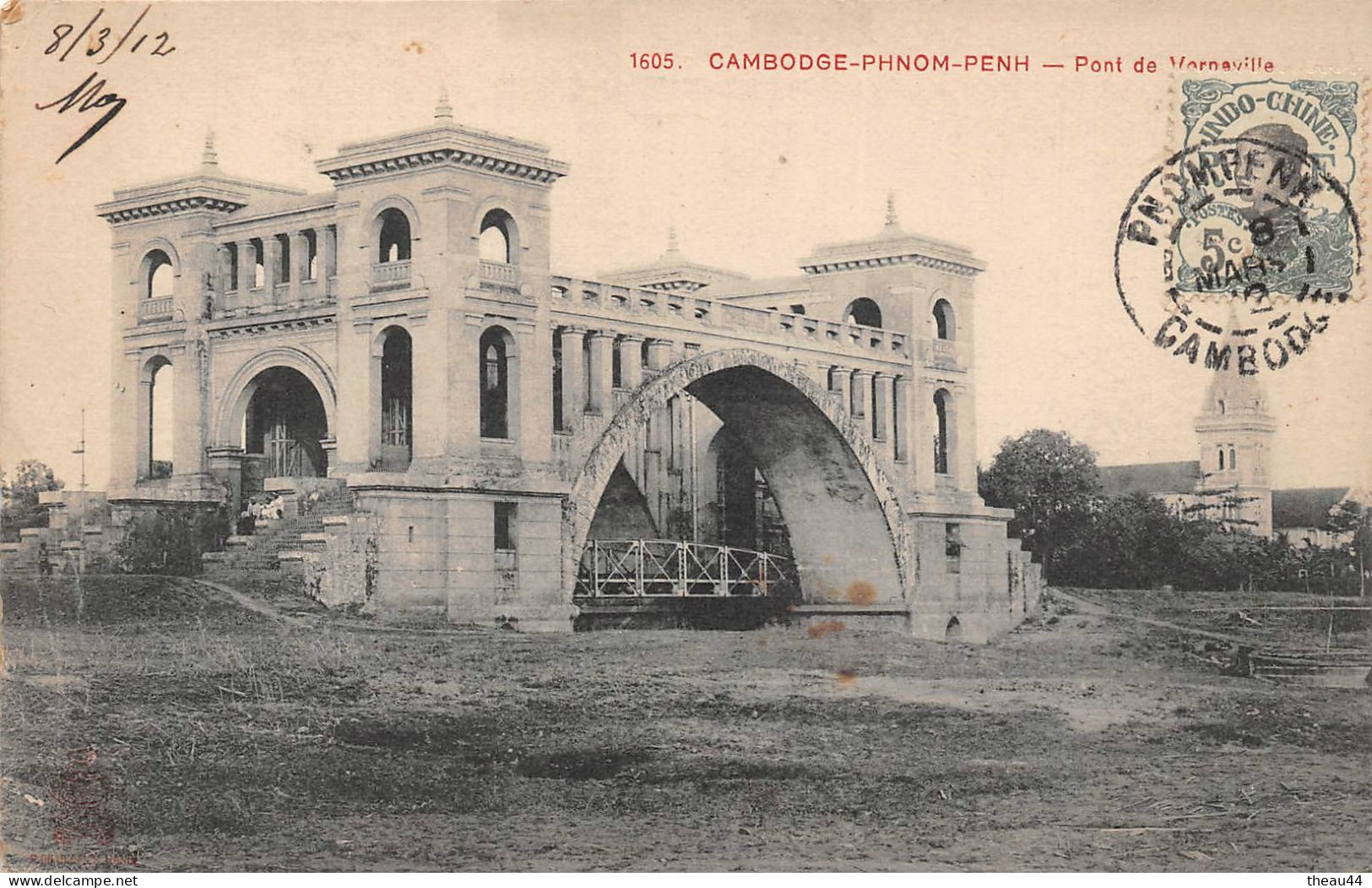 ¤¤    -   CAMBODGE   -   PHNOM-PENH   -  Pont De Verneville     -   ¤¤ - Cambodia