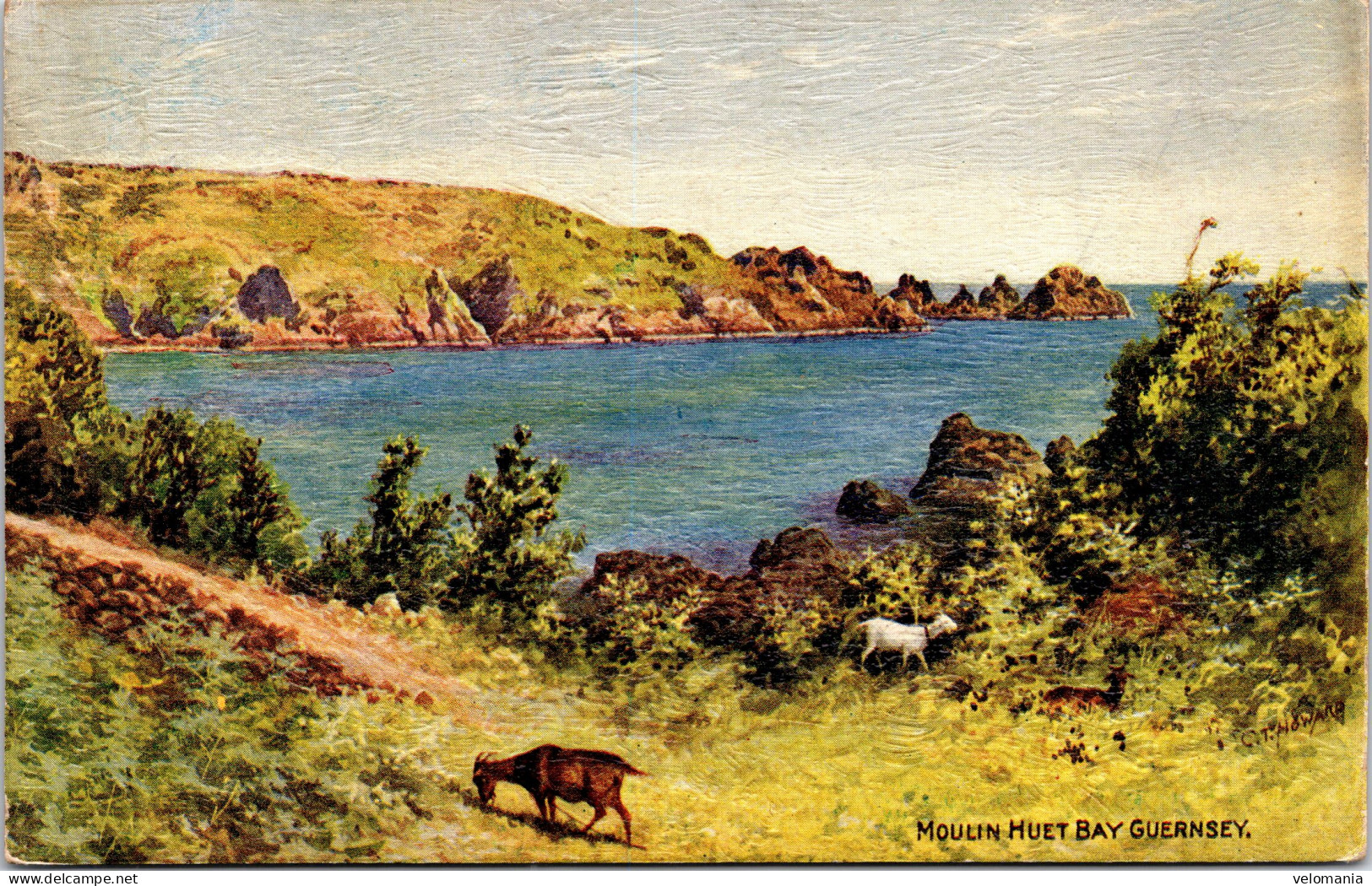 16595 Cpa Royaume Uni - Iles De La Manche - Moulin Huet Bay Guernsey - Other & Unclassified