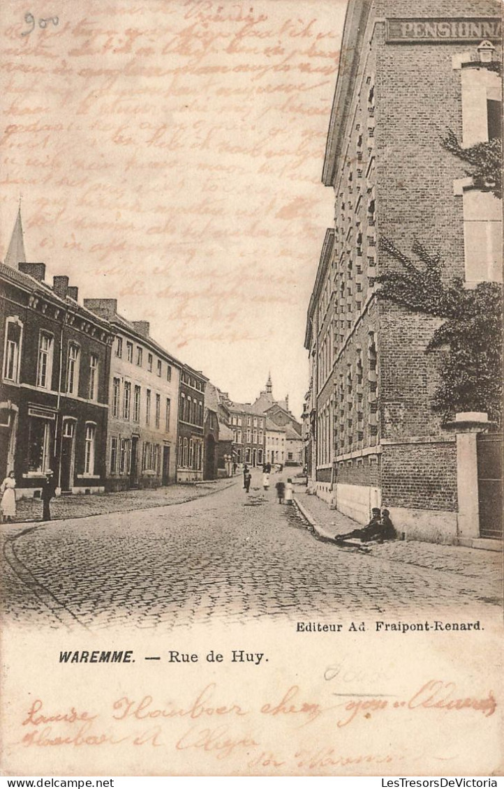 Belgique - Waremme - Rue De Huy - Editeur Ad Fraipont Renard - Animé - Carte Postale Ancienne - Waremme