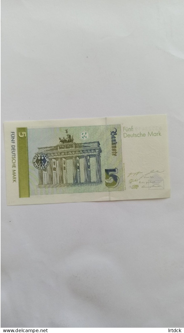 Billet 5 DM 1991 - 5 Deutsche Mark