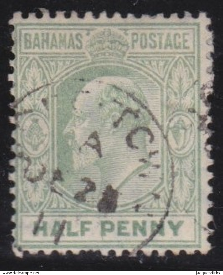 Bahamas     .    SG    .   71  .  Hope Town     .     O      .     Cancelled - 1859-1963 Colonia Británica