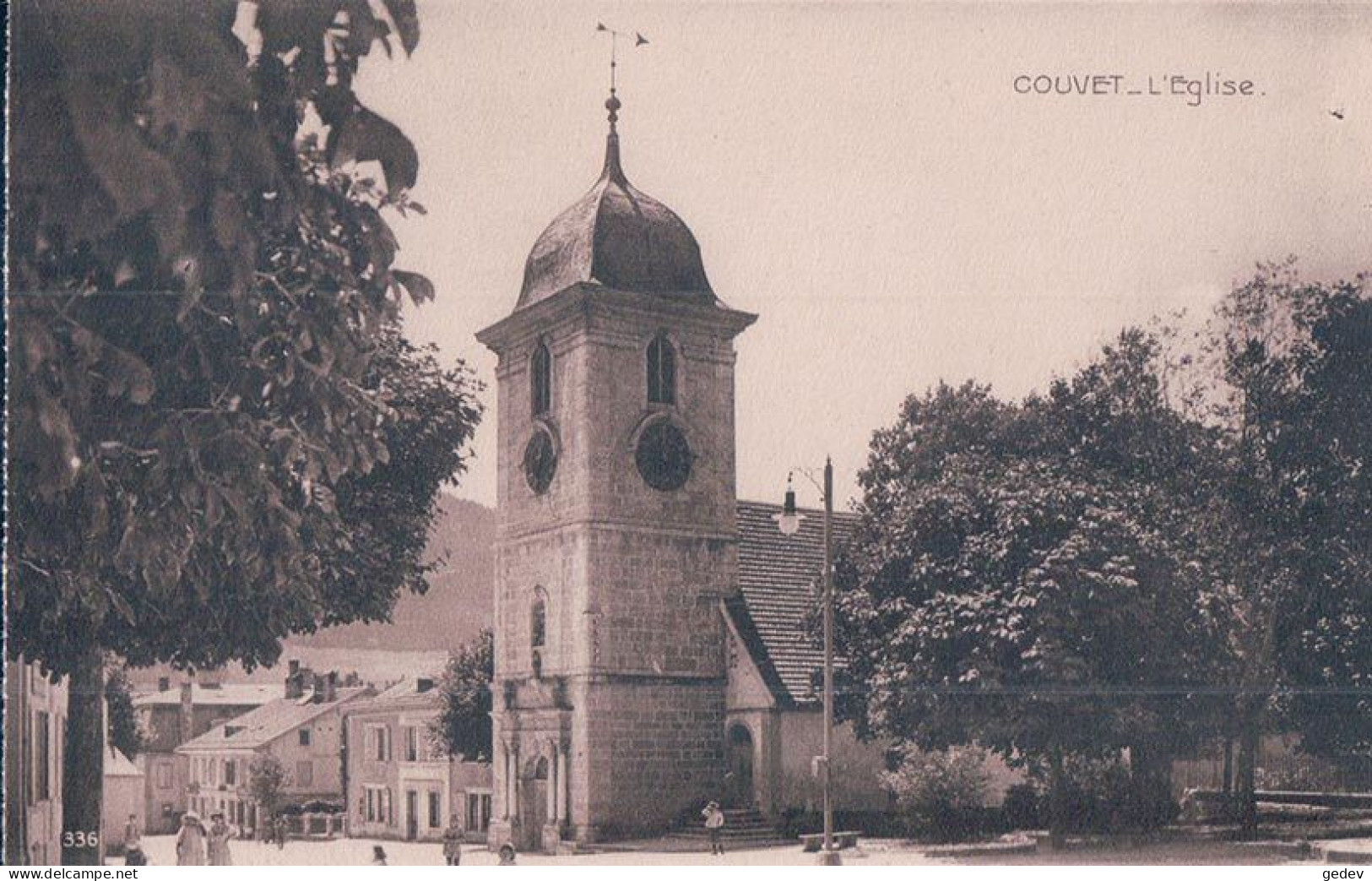 Couvet NE, L'Eglise (336) - Couvet