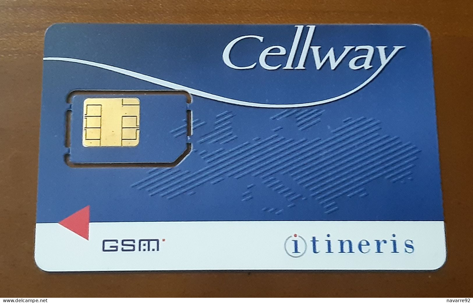 ANCIENNE CARTE GSM SIM CELLWAY ITINERIS T.B.E !!! - Other & Unclassified