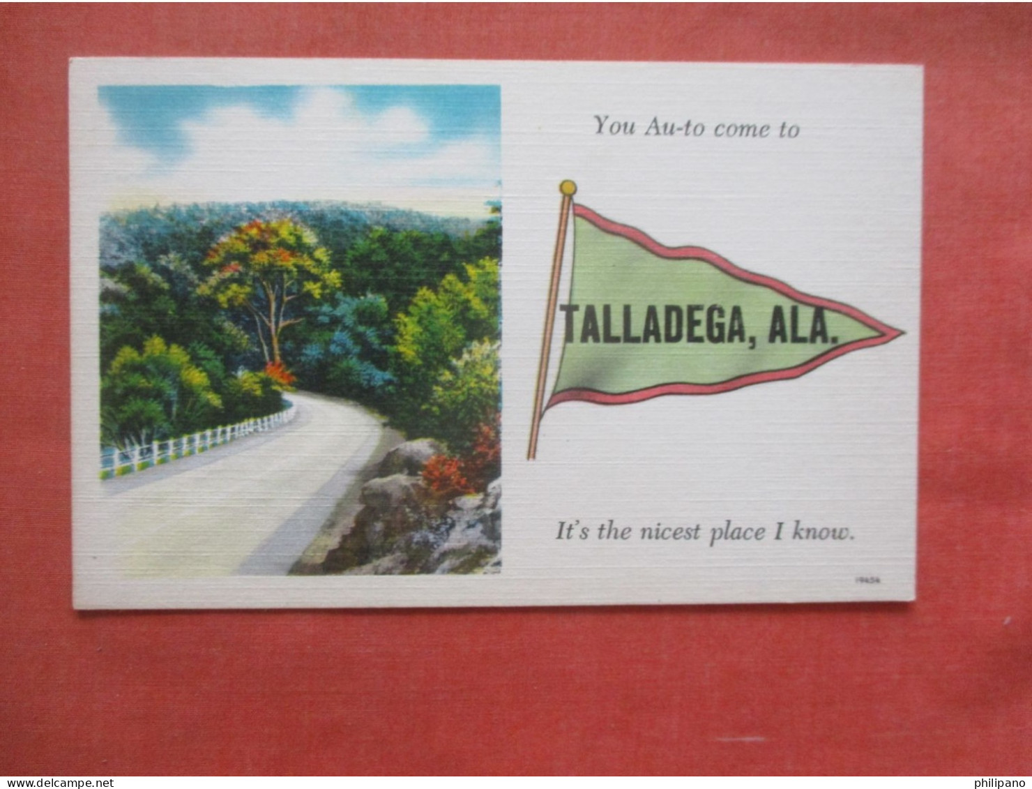 You Au-To Come To  Talladega Alabama       ref 6006 - Andere & Zonder Classificatie