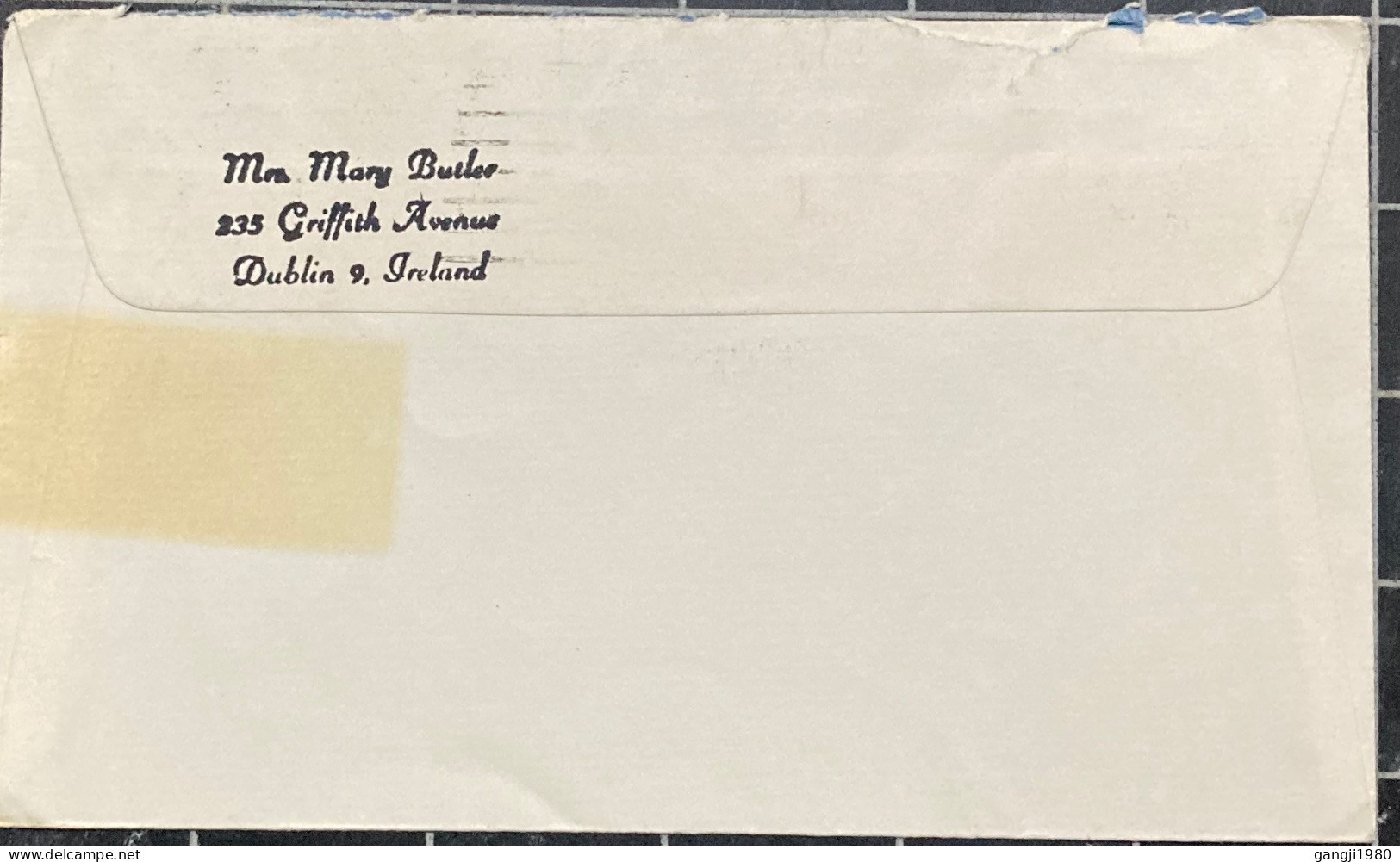 IRELAND 1967, COVER USED TO USA,BAILE ATHA CITY CANCEL, BUILDING PICTURE, EUROPA STAMP. - Covers & Documents