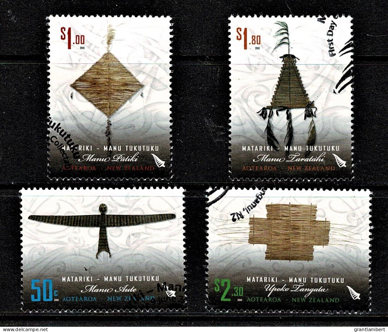 New Zealand 2010 Matariki - Maori Kites Set Of 4 Used - Used Stamps