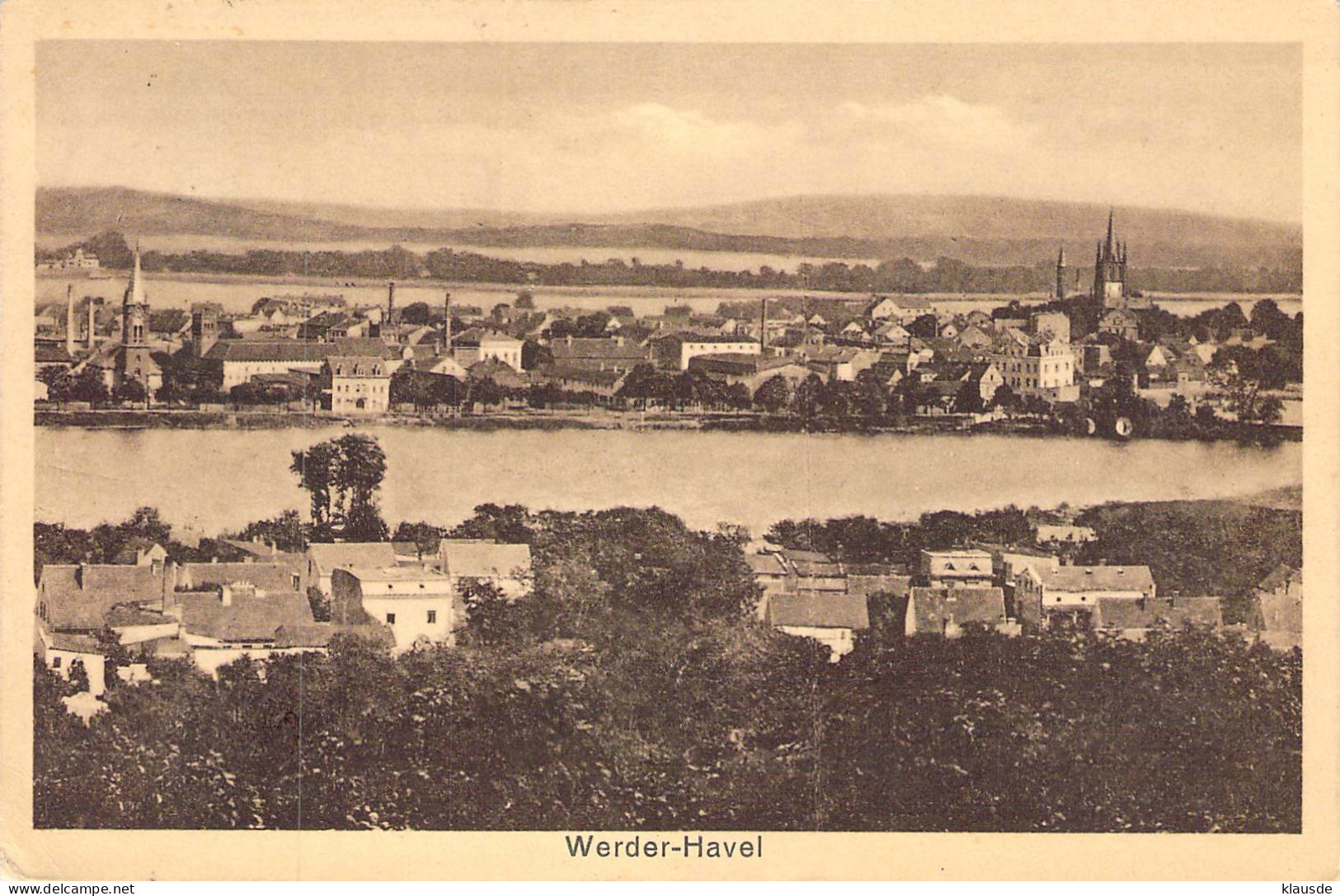 Werder (Havel) Ansicht Gel.1927 - Werder