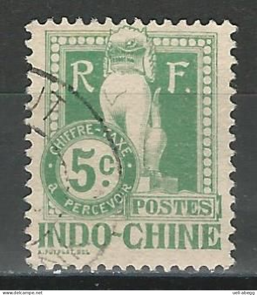 Indochine Yv. T7, Mi P7 - Postage Due