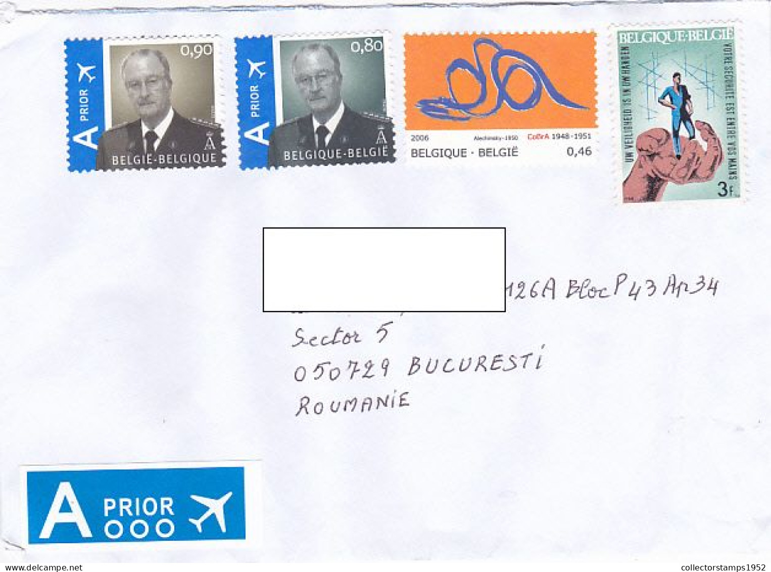 KING ALBERT II, PAINTINGS, INDUSTRIAL ACCIDENTS, STAMPS ON COVER, 2022, AUSTRIA - Covers & Documents