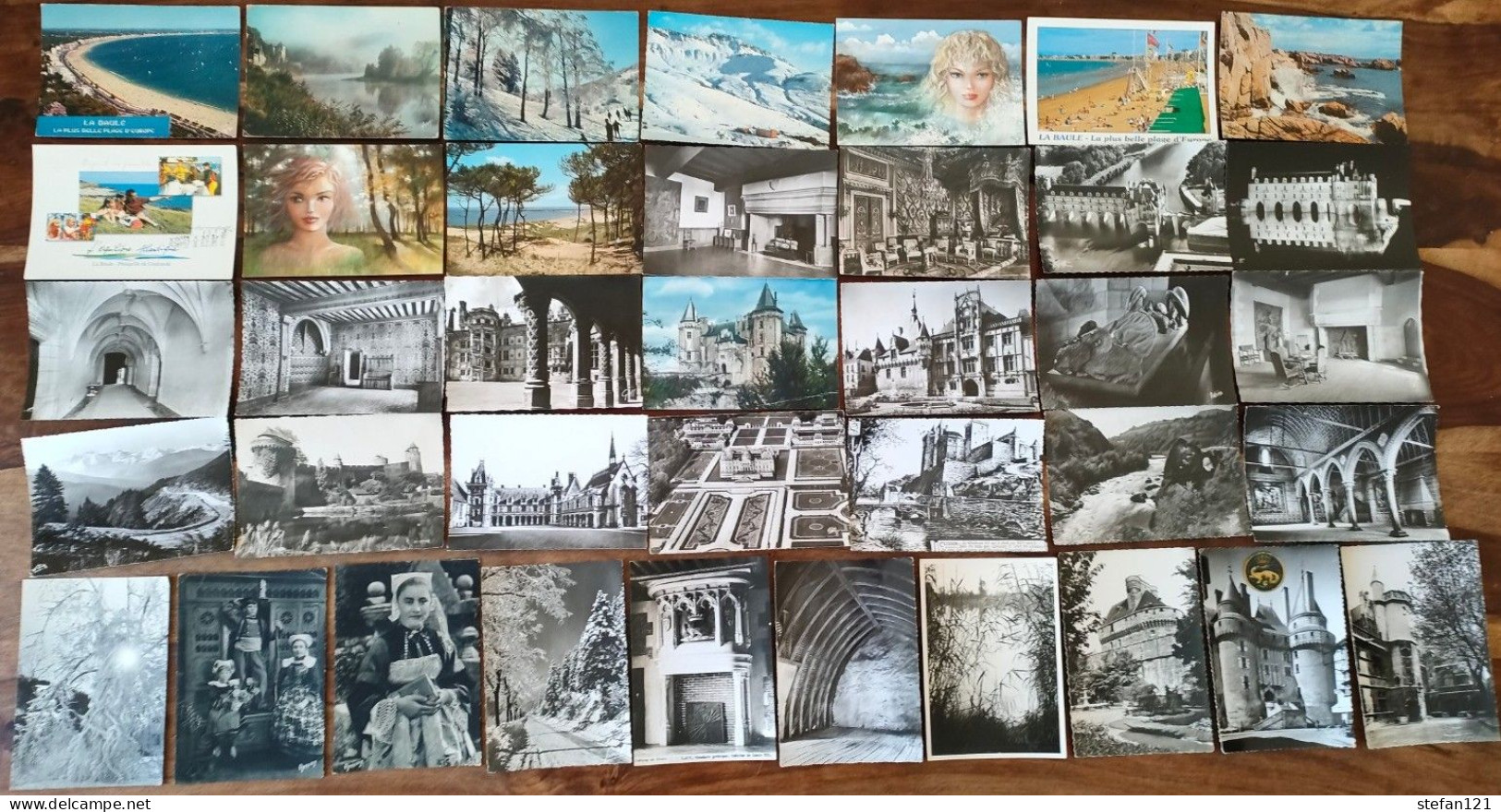 Lot De Cartes Postales Semi Modernes - France = 952 - Monde = 163 - + 212 Petites Cartes - Toutes Photographiées - 500 Postcards Min.