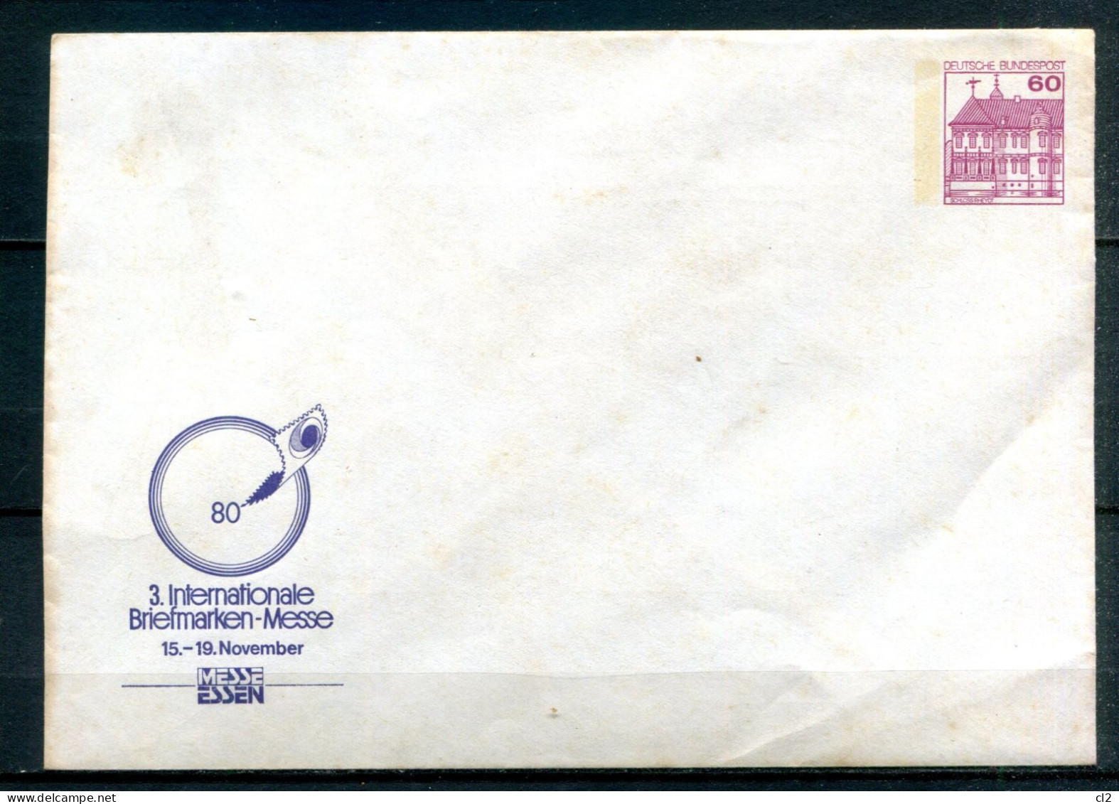 R.F.A. - 3. Internationale Briefmarken-Messe - ESSEN - 15-19 November 80 - Privé Briefomslagen - Ongebruikt