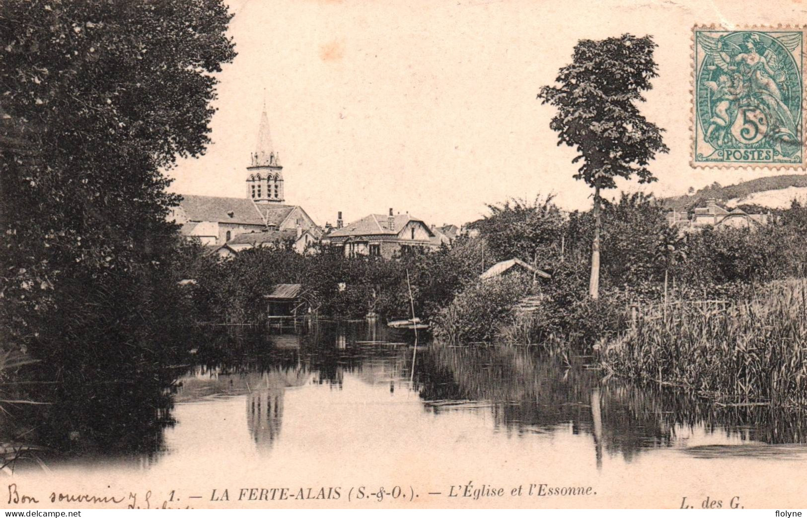 La Ferté Alais - L'église Et L'essonne - Lavoir - La Ferte Alais