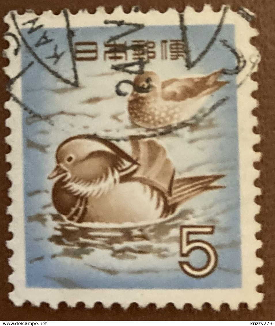 Japan 1955 Aix Galericulata Peking Duck 5y - Used - Used Stamps