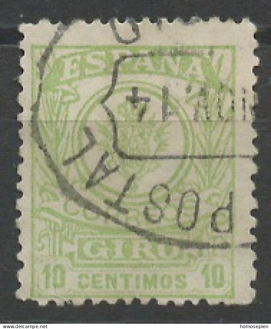 Espagne - Spain - Spanien Mandat 1915-20 Y&T N°M2 - Michel N°M(?) (o) - 10c Giro - Money Orders