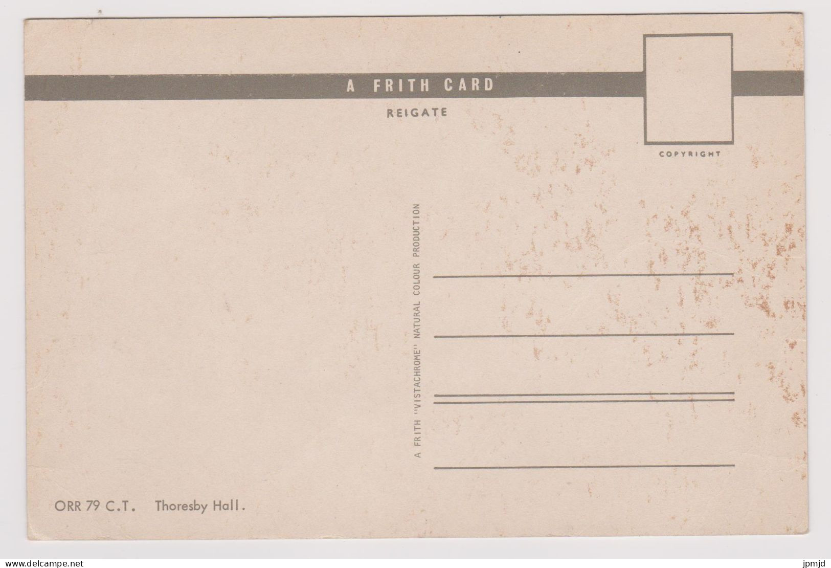 Thoresby Hall - Publ. A FRITH CARD N° ORR 79 C.T. - Andere & Zonder Classificatie