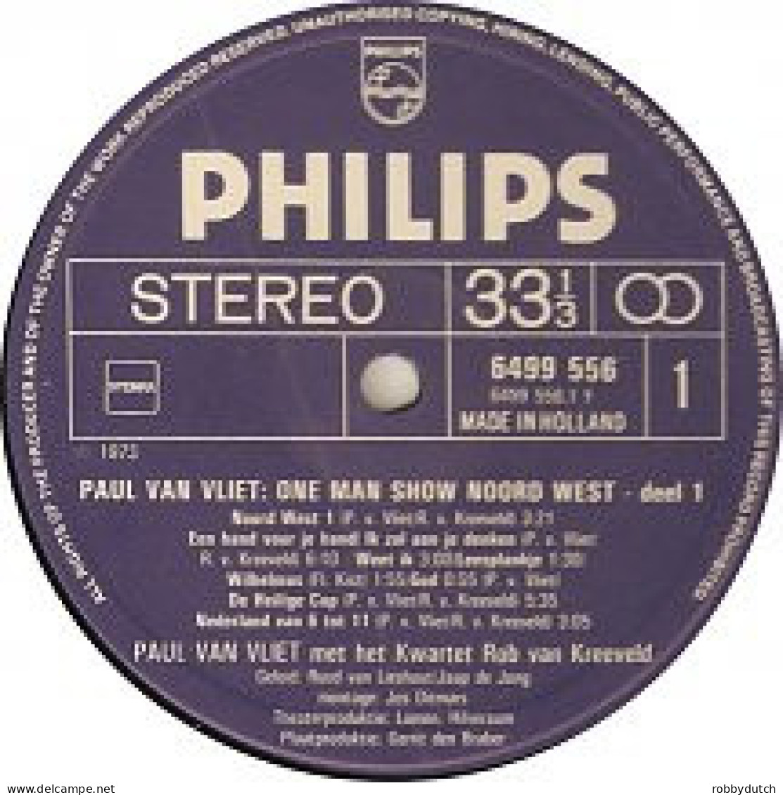 * 2LP *  PAUL VAN VLIET - ONE MAN SHOW NOORD-WEST (Holland 1975) - Humor, Cabaret