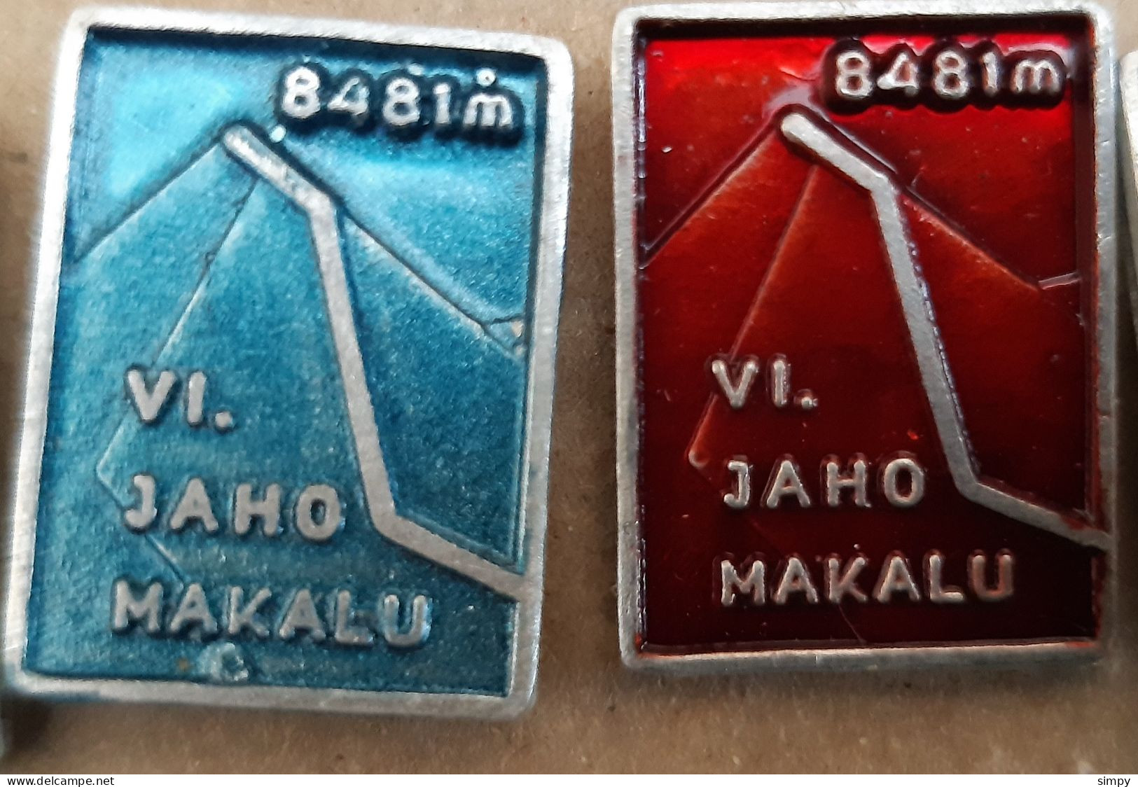 VI. JAHO MAKALU 8481m Yugoslav Expedition 1975 Alpinism Mountaineering Slovenia Ex Yugoslavia Pins - Alpinismo, Arrampicata