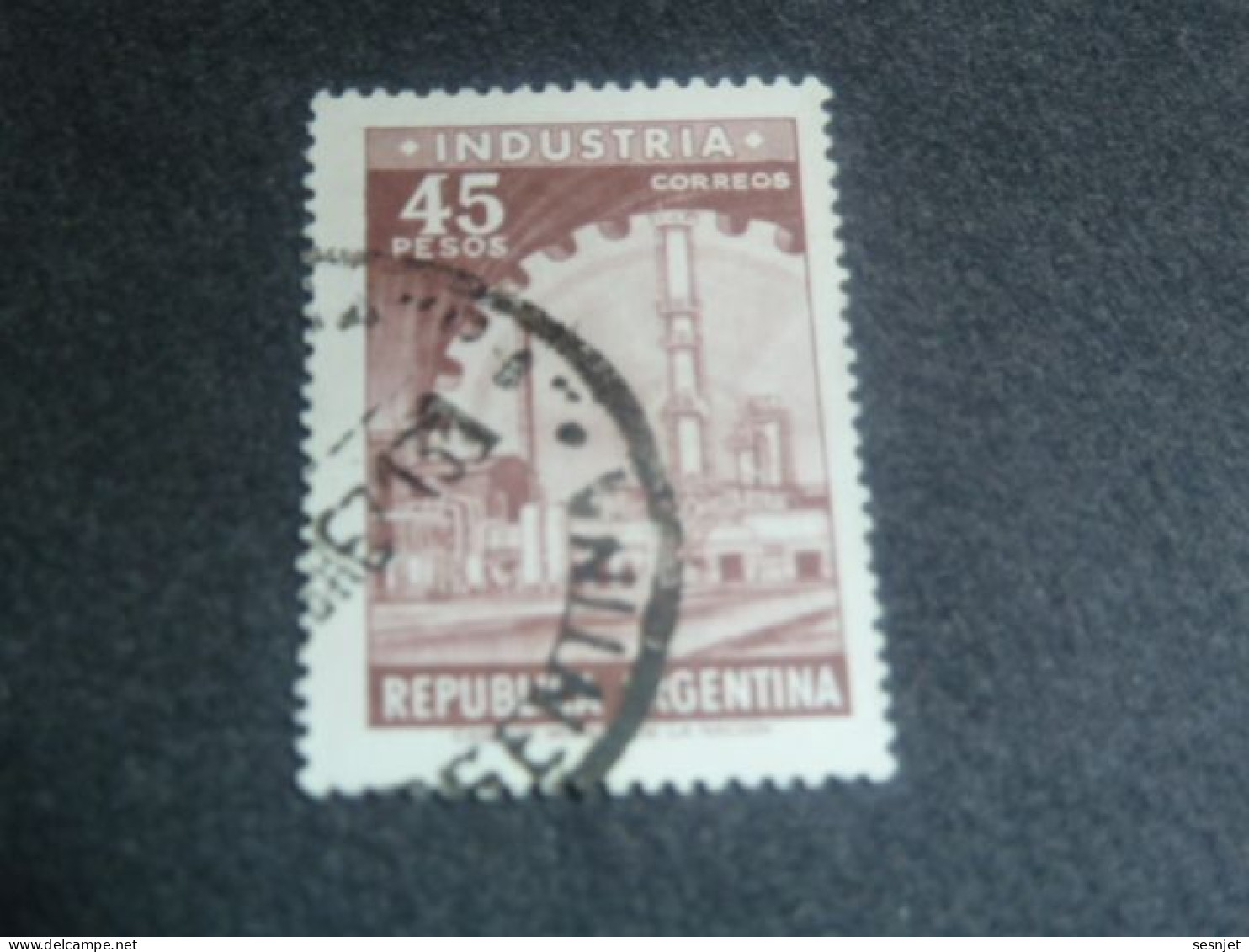 Republica Argentina - Industria - 45 Pesos - Yt 734 - Brun-lilas - Oblitéré - Année 1966 - - Gebruikt