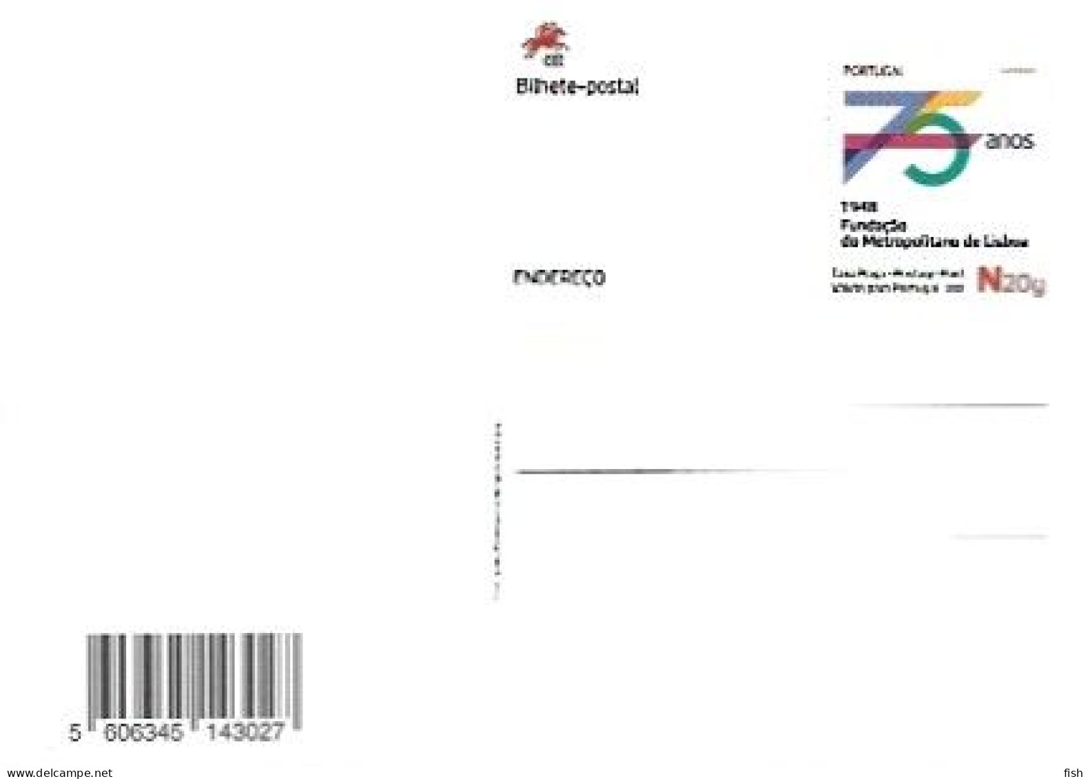 Portugal ** & Postal Stationery, 75 Years Of The Foundation Of The Metropolitan Of Lisbon 1948-2023 (799799) - Inwijdingen
